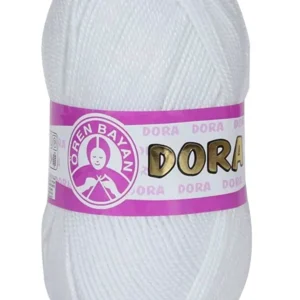 Dora El Örgü İpi Yünü 100 gr 000 Beyaz