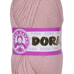 Dora El Örgü İpi Yünü 100 gr 001 Pudra Pembe