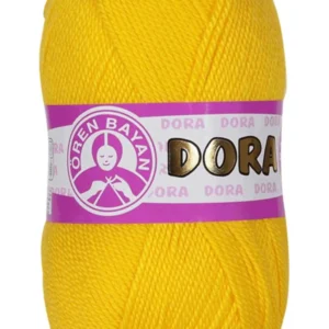 Dora El Örgü İpi Yünü 100 gr 029 Koyu Sarı