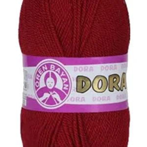 Dora El Örgü İpi Yünü 100 gr 033 Koyu Kırmızı