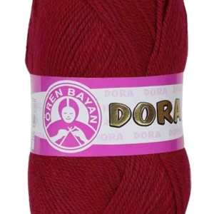 Dora El Örgü İpi Yünü 100 gr 034 Koyu Kırmızı