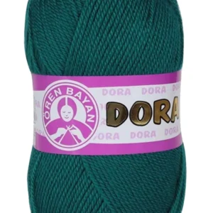 Dora El Örgü İpi Yünü 100 gr 105 Petrol Yeşili