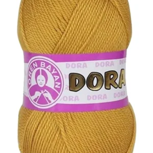 Dora El Örgü İpi Yünü 100 gr 115 Hardal Sarısı