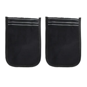 2 Adet Osmanlı Kalın Siyah Banyo Hamam Kesesi 25x17 Cm