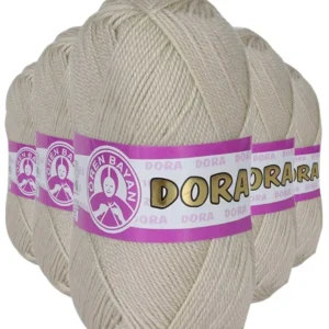 5 Adet Dora El Örgü İpi Yünü 100 gr 078 Bej
