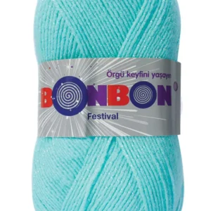 Festival Simli Örgü İpi Yünü Renk No:203