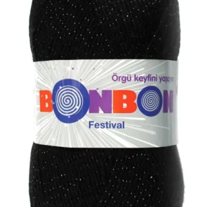 Festival Simli Örgü İpi Yünü Renk No:206