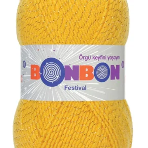 Festival Simli Örgü İpi Yünü Renk No:217