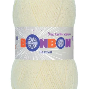 Festival Simli Örgü İpi Yünü Renk No:223