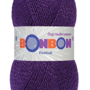 Festival Simli Örgü İpi Yünü Renk No:232
