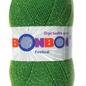 Festival Simli Örgü İpi Yünü Renk No:235