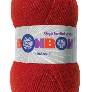 Festival Simli Örgü İpi Yünü Renk No:237