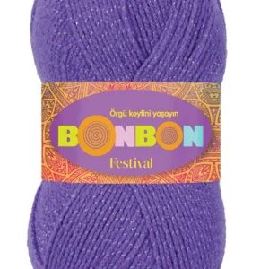 Festival Simli Örgü İpi Yünü Renk No:241