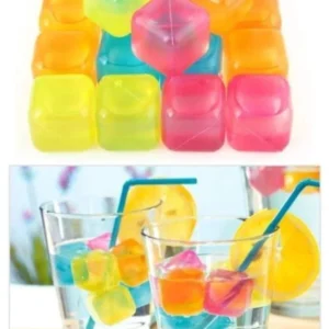 Renkli Buz Küpleri Tükenmez Serinletici Buz Küpleri 20 Adet