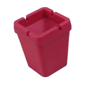 Kullan At Kokusuz Kare Pembe Renk Küllük Ev/ofis/araç 10x8x8 cm