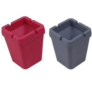 Kullan At Kokusuz Kare İkili Set Küllük Ev/ofis/araç 10x8x8 cm