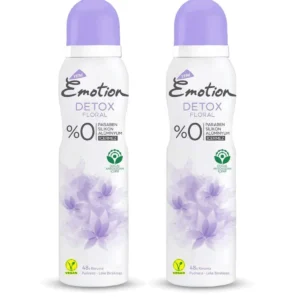 2 Adet Detox Floral Kadın Deodorant Sprey 150 ml