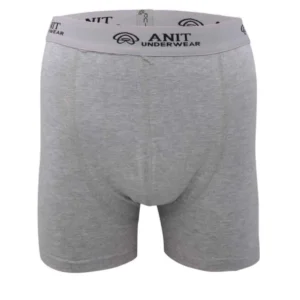 Kısa Paça Likralı Erkek Boxer Gri - 1115A