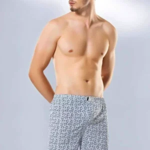 Erkek Penye Empirme Boxer Desenli - 1119A