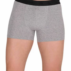 Pamuk Modal Likralı Esnek Erkek Boxer Gri 4476B