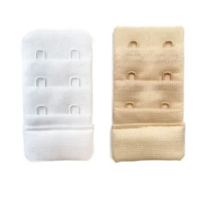 2 Adet Agraf Sütyen Uzatma Kopçası 3 Sıra / 2 Kanca Beyaz Ten