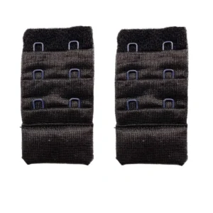 2 Adet Agraf Sütyen Uzatma Kopçası 3 Sıra / 2 Kanca Siyah