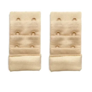 2 Adet Agraf Sütyen Uzatma Kopçası 3 Sıra / 2 Kanca Ten