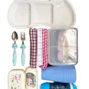 Okula Dönüş Kreş Anasınıfı ve İlkokul Beslenme Seti Renk 1