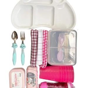 Okula Dönüş Kreş Anasınıfı ve İlkokul Beslenme Seti Renk 2