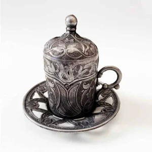 Osmanlı Motifli Eskitme Kahve Fincanı