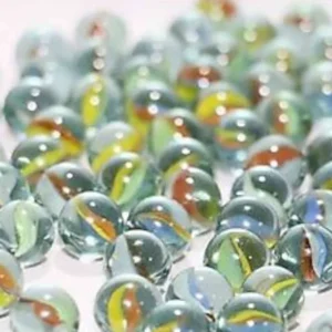 100 Adet Karışık Renk Cam Misket Bilye Oyuncak Cam Bilya Gülle