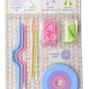 Örgü Aksesuarları Seti 6 Farklı Ürün Tek Set