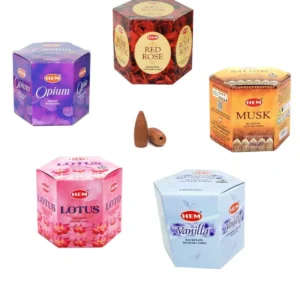 10 Adet Geri Akış Backflow Şelale Tütsü Konisi Tütsü Back 5 Çeşit Karışık