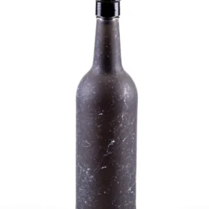 Mutfak Dekorasyonu Granit Desen Siyah Tezgah Üstü Yağlık Sirkelik Orta Boy Yağdanlık 330 ml