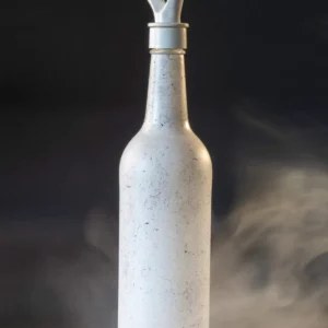 Mutfak Dekorasyonu Granit Desen Beyaz Tezgah Üstü Yağlık Sirkelik Orta Boy Yağdanlık 330 ml