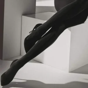 6 Adet Siyah 100 Denye Kalın Kışlık Külotlu Çorap Opak Naturel Esnek 6'lı Paket