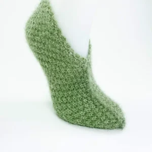 El Örgüsü Kışlık Şık Kadın Yün Patik D4