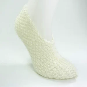 El Örgüsü Kışlık Şık Kadın Yün Patik D5