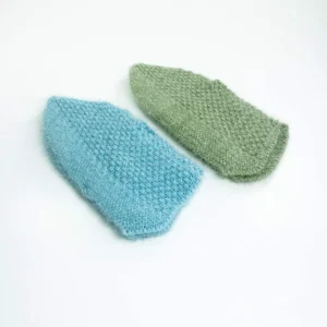 2 Çift El Örgüsü Kışlık Şık Kadın Yün Patik Set 5