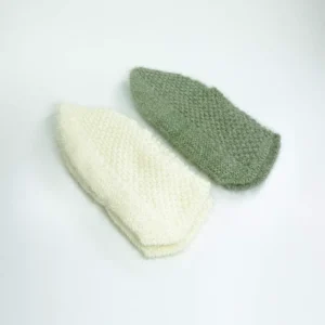 2 Çift El Örgüsü Kışlık Şık Kadın Yün Patik Set 6