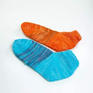 2 Çift El Örgüsü Kışlık Şık Kadın Yün Patik Set 13