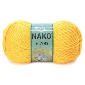 Vizon Premium Akrilik El Örgü İpi Yünü Renk No:184 Sarı