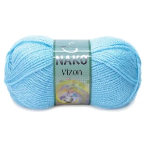 Vizon Premium Akrilik El Örgü İpi Yünü Renk No:214 Ufuk Mavisi