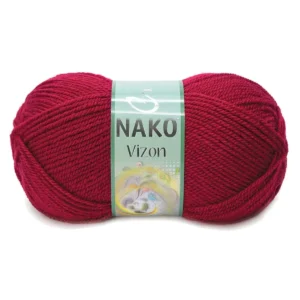 Vizon Premium Akrilik El Örgü İpi Yünü Renk No:3630 Vişne Çürüğü