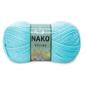 Vizon Premium Akrilik El Örgü İpi Yünü Renk No:10535 Açık Turkuaz