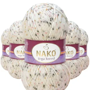 5 Adet Vega Tweed Premium Akrilik El Örgü İpi Yünü No: 31752