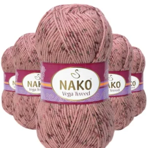 5 Adet Vega Tweed Premium Akrilik El Örgü İpi Yünü No: 31760