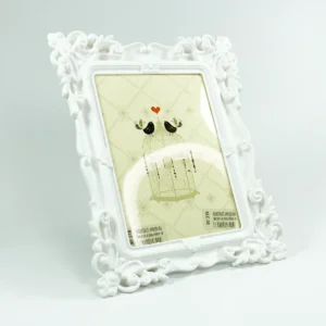 Masaüstü Eskitme Fotoğraf Çerçevesi 15 X 21 Cm Beyaz