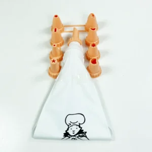 9 Başlıklı Pasta Süsleme Krema Torbası Dekoratif Kek Krema Poşeti