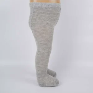 Bebek Pamuklu Külotlu Çorap Gri
